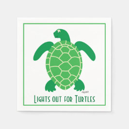 Serviette En Papier Éclairage pour tortues