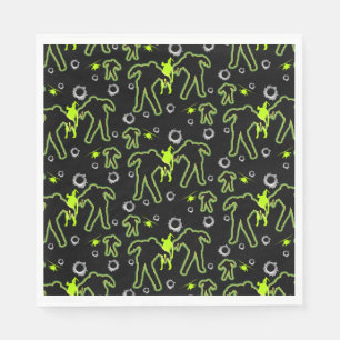 Serviette En Papier École de garçons Zombie