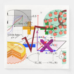 Serviette En Papier école de physique de formule mathématique
