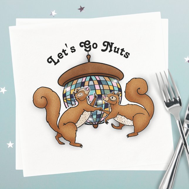 Serviette En Papier Écureuils Disco (Créateur téléchargé)