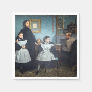 Serviette En Papier Edgar Degas - La famille Bellelli