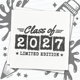 Serviette En Papier Édition limitée de fin d'études Classe terminale 2