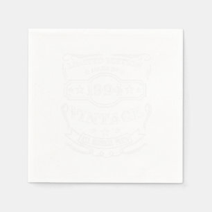 Serviette En Papier Edition Limitée Fabriquée En 1994 Cadeau Anniversa