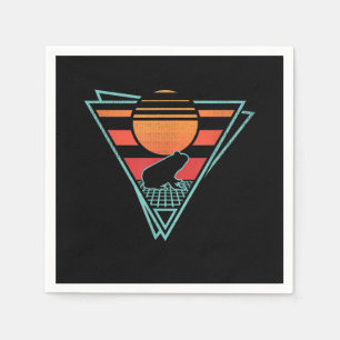 Serviette En Papier EDM Synthwave Venin Frog 80