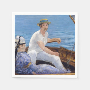Serviette En Papier Edouard Manet - En bateau