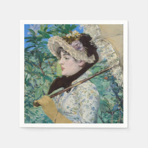 Serviette En Papier Edouard Manet - Jeanne / Printemps