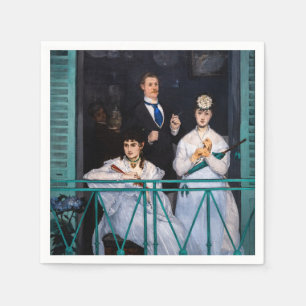 Serviette En Papier Edouard Manet - Le Balcon / Le Balcon