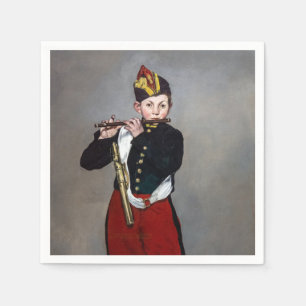Serviette En Papier Edouard Manet - Le Fifer / Jeune Flutiste