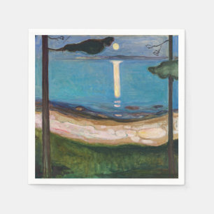 Serviette En Papier Edvard Munch - Lune