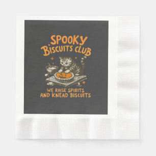 Serviette En Papier Éffrayant de chat