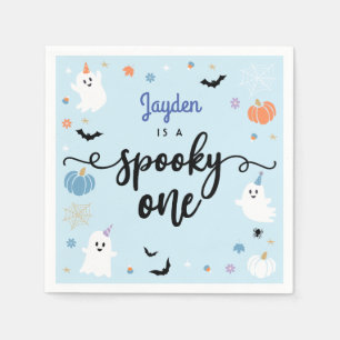 Serviette En Papier Éffrayant un jote fantôme Halloween 1er anniversai