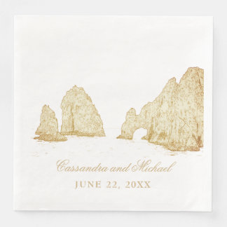 Serviette En Papier El Arco |  Cabo San Lucas MEXICO