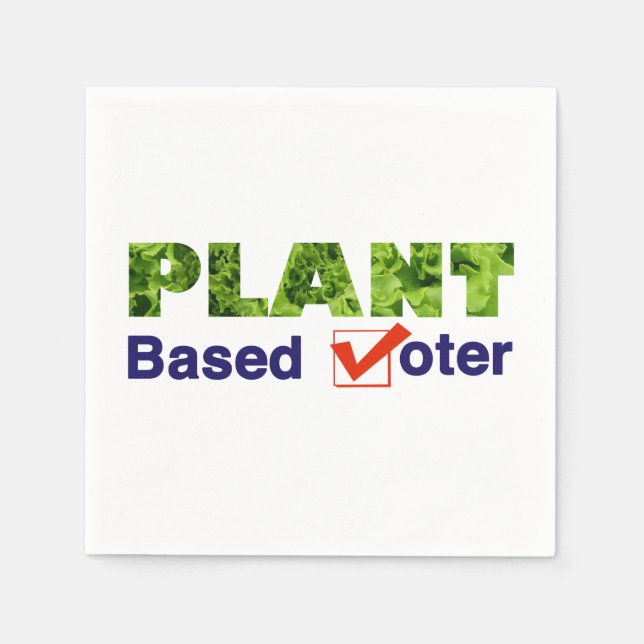Serviette En Papier Électeur plante (Devant)