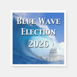 Serviette En Papier Élection de la vague bleue 2026