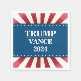 Serviette En Papier Élection présidentielle 2024 Trump Vance