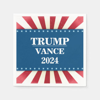 Serviette En Papier Élection présidentielle 2024 Trump Vance
