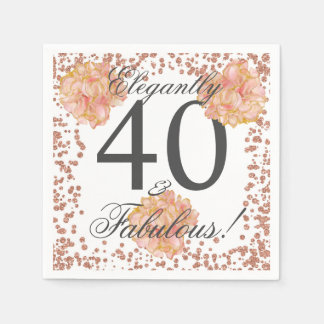 Serviette En Papier Élégant 40 & Fabuleux