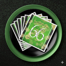 Serviette En Papier Élégant 66ème anniversaire de Mariage Titanite