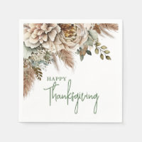 Elégant Bon thanksgiving Floral Boho