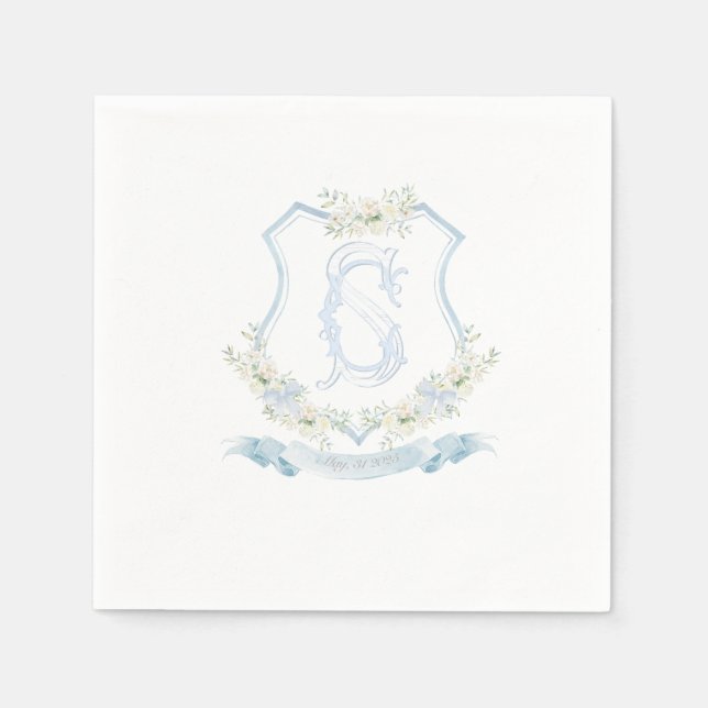 Serviette En Papier Élégant Cocktail serviettes (Devant)