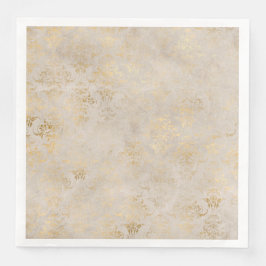 Serviette En Papier Élégant damas ivoire pour toutes les occasions