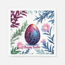 Elegant Easter Egg Botanical Art