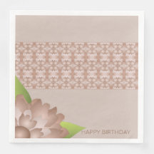 Élégant floral de cuivre