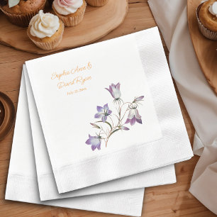 Serviette En Papier Elegant Floral Wedding