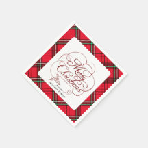 Elegant Holly Joyeux Noël