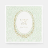 Elegant Laurel Wreath | Damas vert
