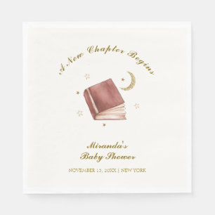 Serviette En Papier Elégant livre Boho Moon Star Baby shower