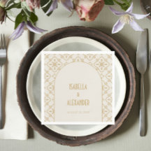 Élégant Mariage d'arche en carrelage méditerranéen