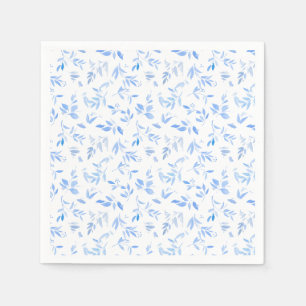 Serviette En Papier Élégant Mariage de la flore française