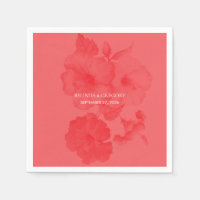 Elégant Mariage d'hibiscus aquarelle
