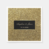 Élégant Mariage en or noir