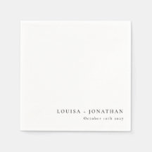 Elégant noir blanc tendance minimal personnalisé