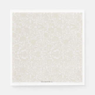 Serviette En Papier Élégant papier neutre Napkin