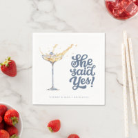 Élégante, Elle A Dit Oui Champagne Engagement Part