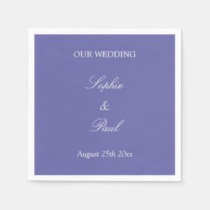 Serviette En Papier Élégante serviettes Mariage Lavender