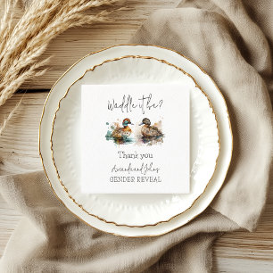 Serviette En Papier Élégante Waddle It Be Duck Sexe Décor