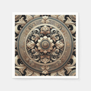 Serviette En Papier Eleganza Moderna Fancy Motif baroque