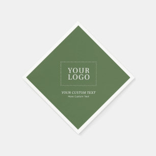 Serviette En Papier Éléments promotionnels personnalisés avec logo d'e