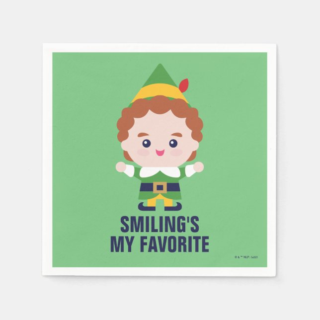 Serviette En Papier Elf the Movie | Cute Buddy (Devant)