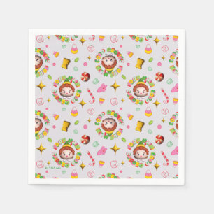 Serviette En Papier Elf the Movie Quatre grands groupes alimentaires