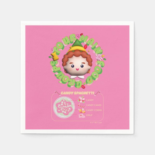 Serviette En Papier Elf the Movie | Quatre groupes principaux (Devant)