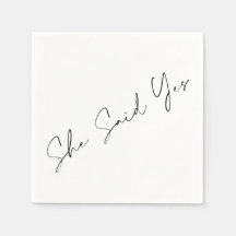 Elle A Dit Oui, Élégante Typographie