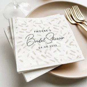 Serviette En Papier Elle a été ramassée Fête de mariage au chocolat