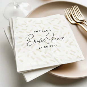 Serviette En Papier Elle a été ramassée Semaine de mariage Vanille