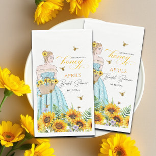 Serviette En Papier Elle a trouvé sa Baby Shower de mariage au miel