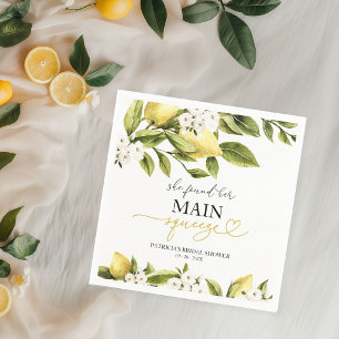 Serviette En Papier Elle a trouvé sa fête de douche de mariage de rêve